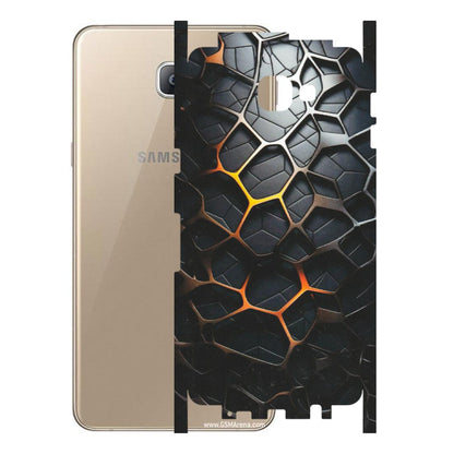 Samsung A/S Series Phone Skins (All Models) - New Abstract Graphite Tiles - Matte Finish (M-130) Samsung Galaxy A9 2016