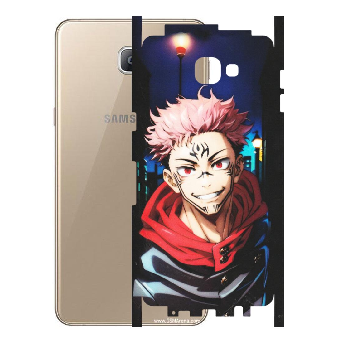 Samsung A/S Series Phone Skins (All Models) - Yuji Itadori Funny Face Anime - Matte Finish (M-152) Samsung Galaxy A9 2016
