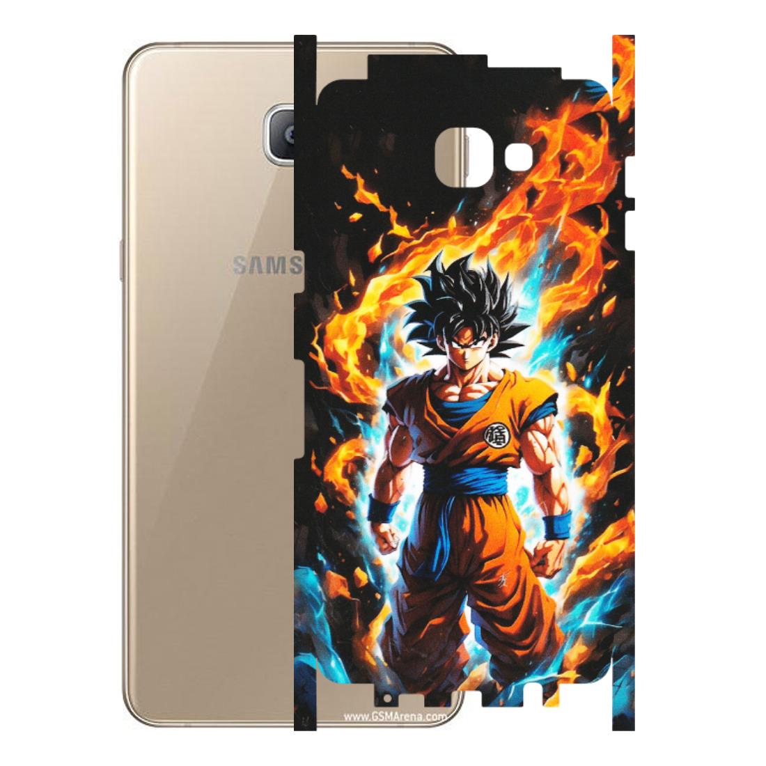 Samsung A/S Series Phone Skins (All Models) - Goku Transformation Anime - Matte Finish (M-159) Samsung Galaxy A9 2016