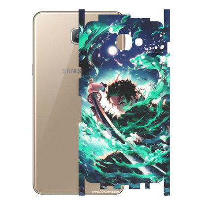 Samsung A/S Series Phone Skins (All Models) - Sword Fighter Anime - Matte Finish (M-29) Samsung Galaxy A9 2016