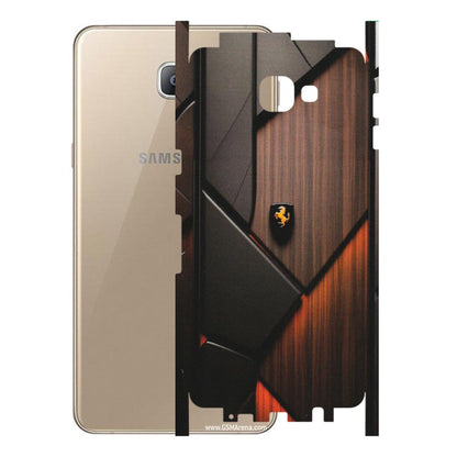 Samsung A/S Series Phone Skins (All Models) - Lambo Beauty Wood Pattern Sober - Matte Finish (M-51) Samsung Galaxy A9 2016