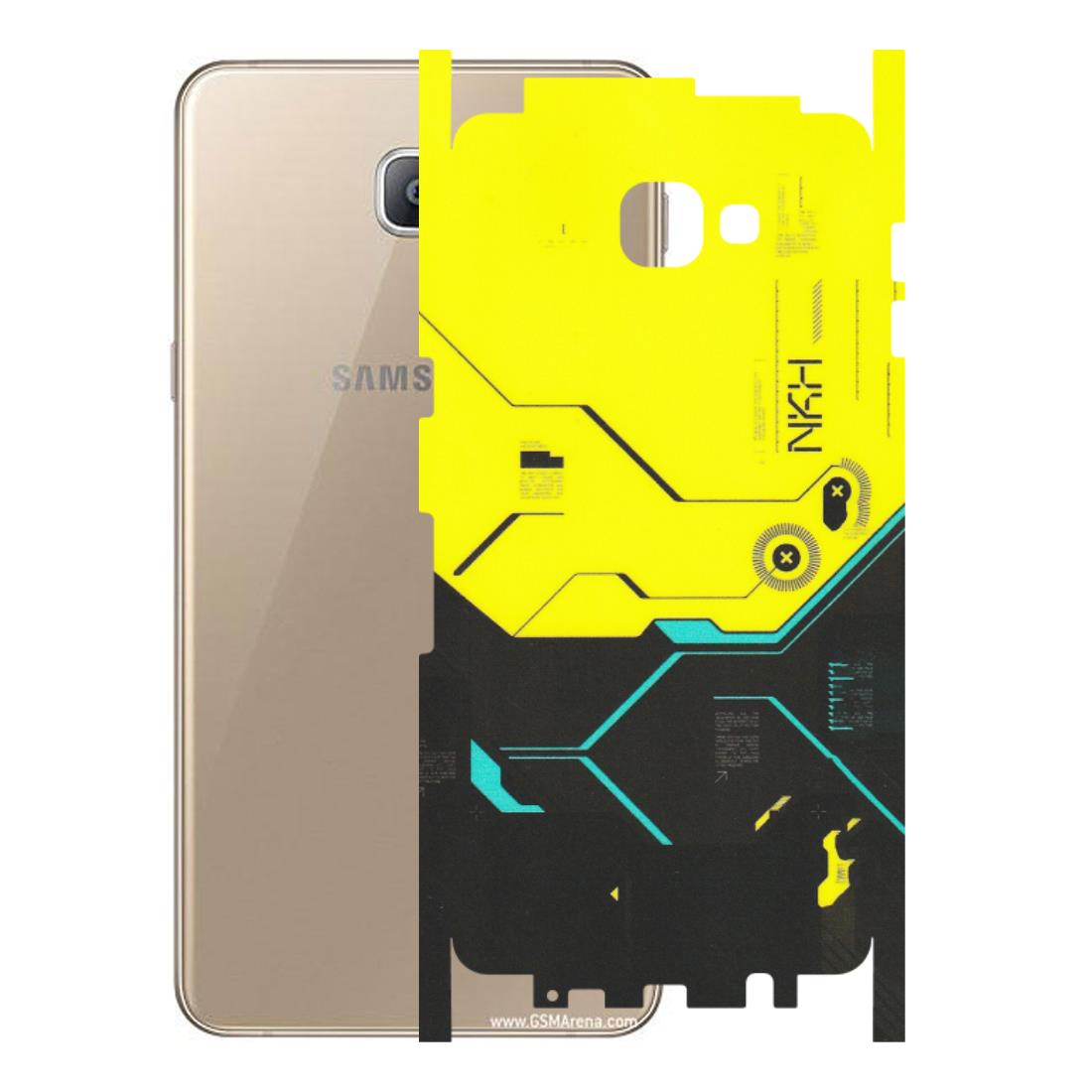 Samsung A/S Series Phone Skins (All Models) - Black Yellow Technica - Matte Finish (M-53) Samsung Galaxy A9 2016