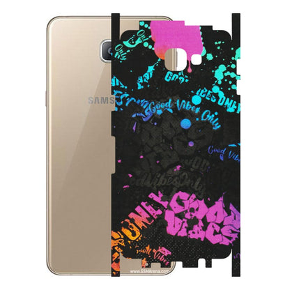 Samsung A/S Series Phone Skins (All Models) - Majestic Black Vibes - Matte Finish (M-62) Samsung Galaxy A9 2016