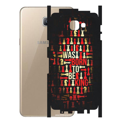 Samsung A/S Series Phone Skins (All Models) - Born To Be King - Matte Finish (M-73) Samsung Galaxy A9 2016