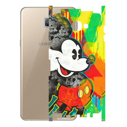 Samsung A/S Series Phone Skins (All Models) - Multiple Mickey With Colourful Texture - Matte Finish (M-84) Samsung Galaxy A9 2016