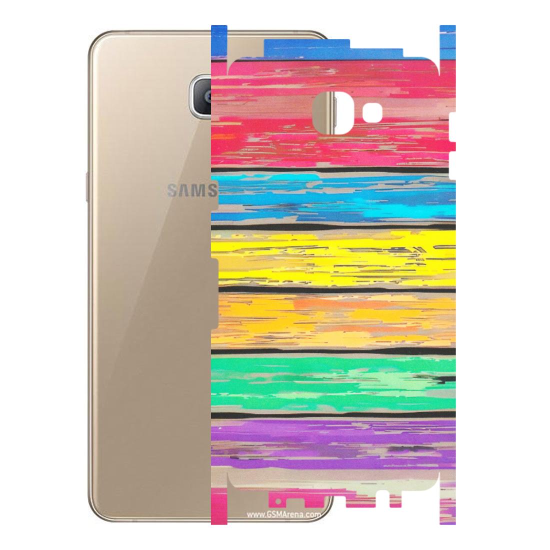 Samsung A/S Series Phone Skins (All Models) - Multi Colour Wooden Wall - Matte Finish (M-96) Samsung Galaxy A9 2016