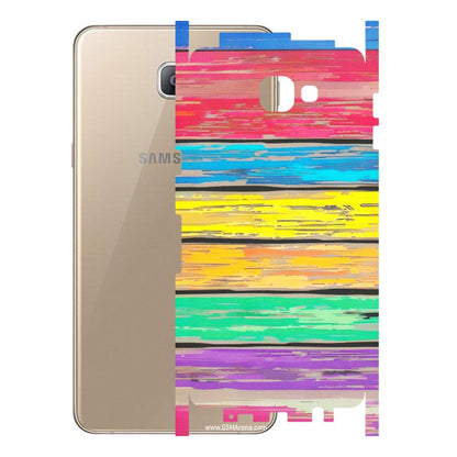 Samsung A/S Series Phone Skins (All Models) - Multi Colour Wooden Wall - Matte Finish (M-96) Samsung Galaxy A9 2016