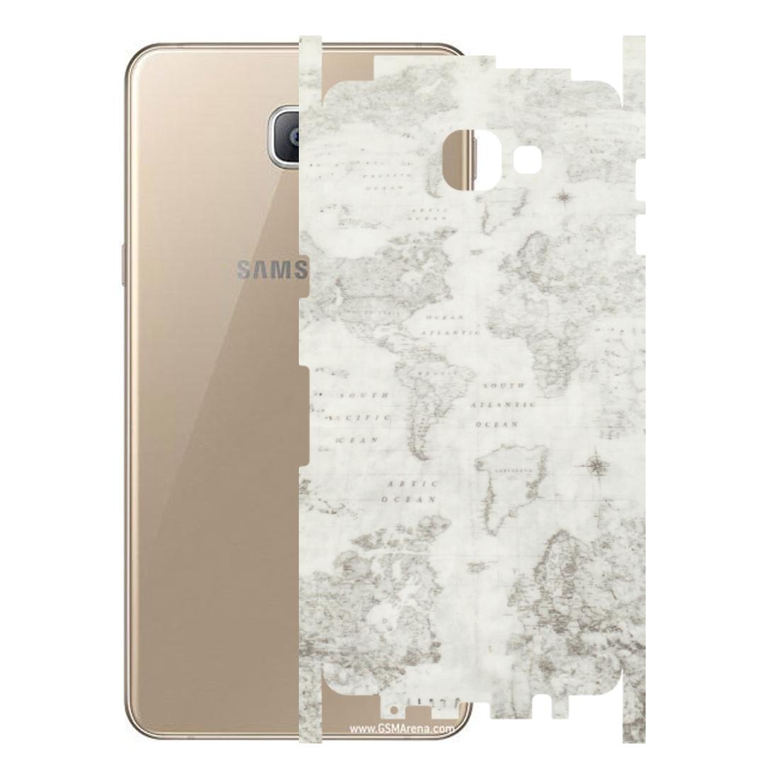 Samsung A/S Series Phone Skins (All Models) - World Travel Map - Transparent Finish (T-04) Samsung Galaxy A9 2016