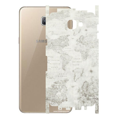 Samsung A/S Series Phone Skins (All Models) - World Travel Map - Transparent Finish (T-04) Samsung Galaxy A9 2016