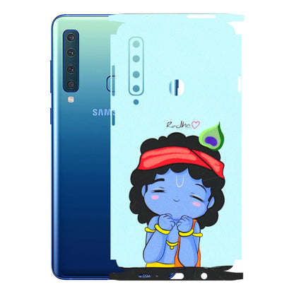 Samsung A/S Series Phone Skins (All Models) - Radhe Radhe Cute Toon - 3D Embossed Finish (L-05) Samsung Galaxy A9 2018