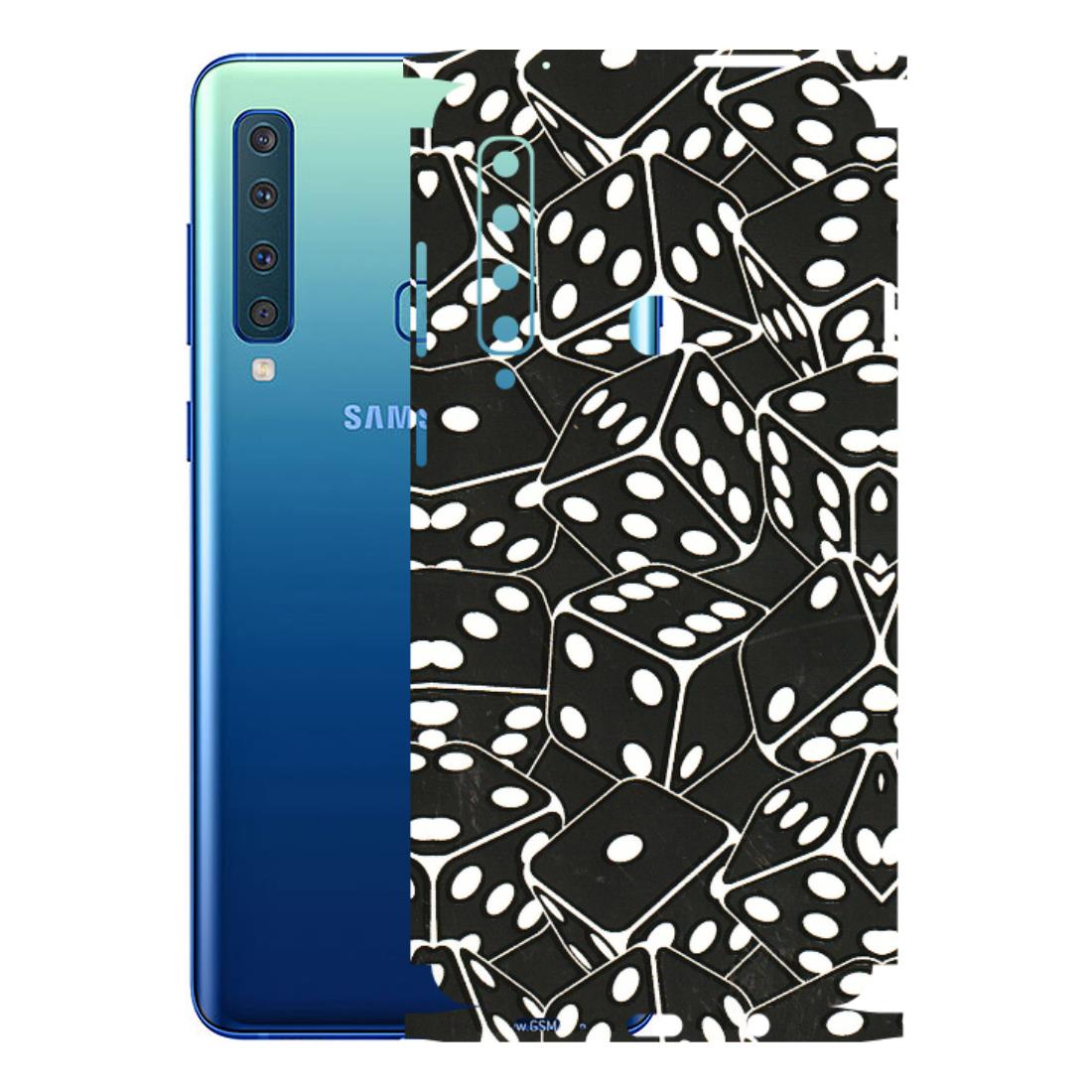 Samsung A/S Series Phone Skins (All Models) - Big Black Dices - 3D Embossed Finish (L-106) Samsung Galaxy A9 2018