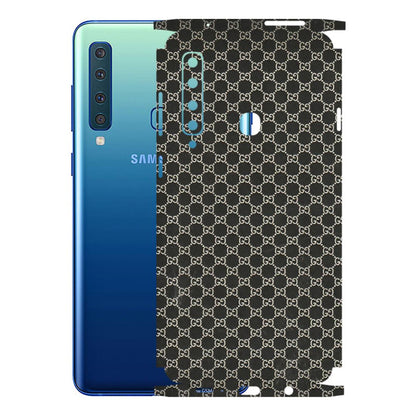 Samsung A/S Series Phone Skins (All Models) - Black G Print - 3D Embossed Finish (L-109) Samsung Galaxy A9 2018