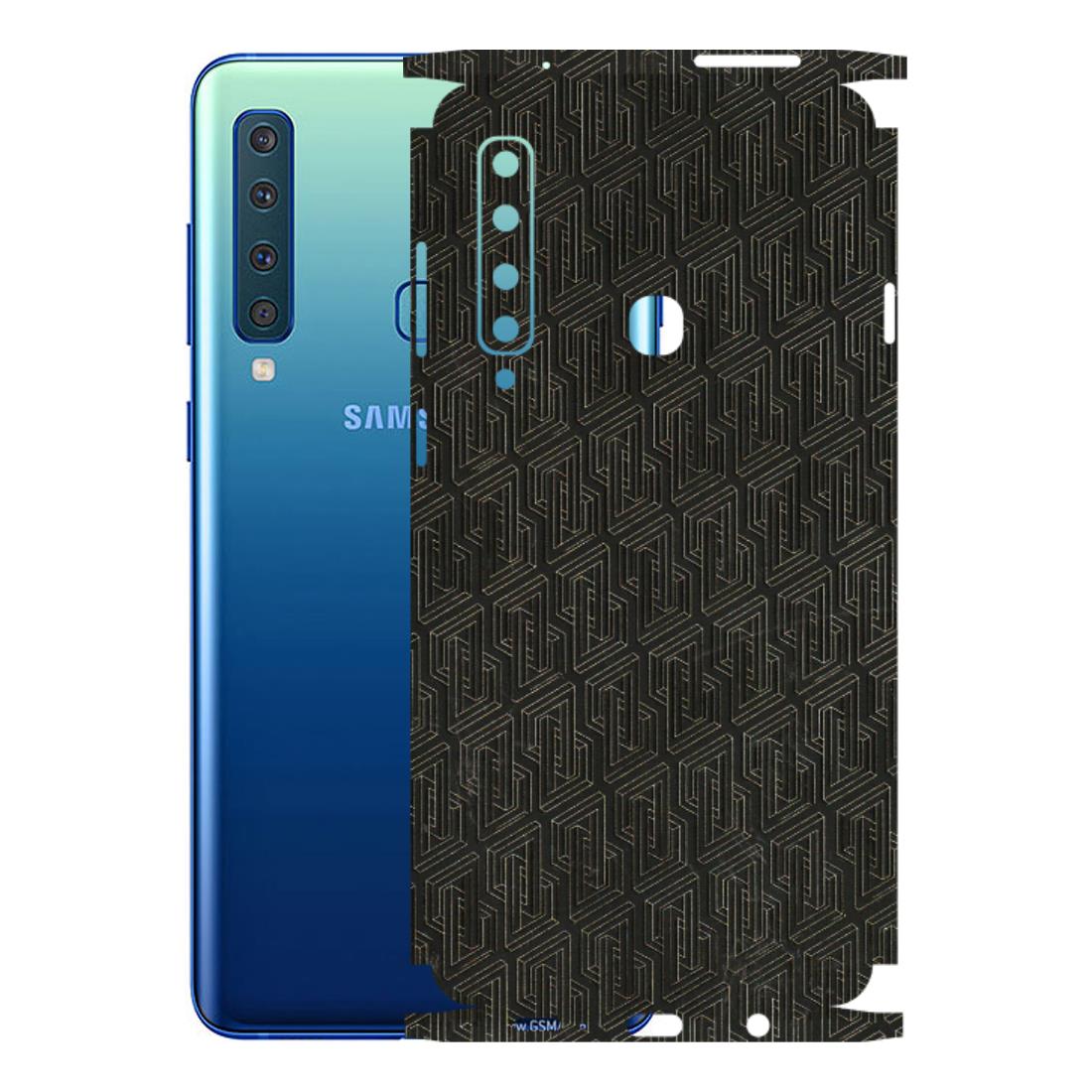 Samsung A/S Series Phone Skins (All Models) - Black Abstract Pattern - 3D Embossed Finish (L-117) Samsung Galaxy A9 2018