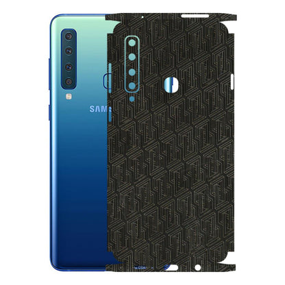 Samsung A/S Series Phone Skins (All Models) - Black Abstract Pattern - 3D Embossed Finish (L-117) Samsung Galaxy A9 2018