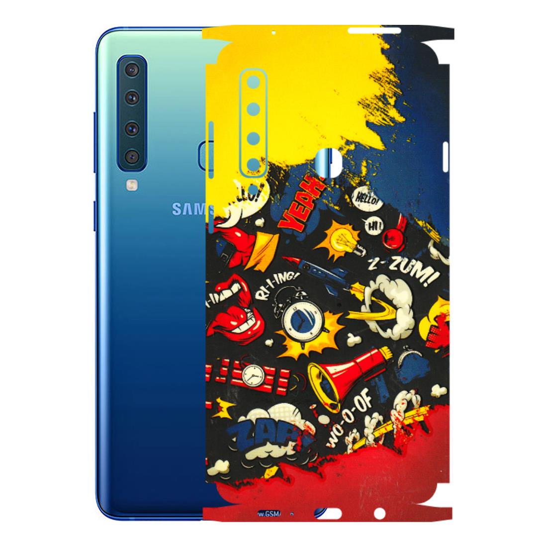Samsung A/S Series Phone Skins (All Models) - Pacific Doodle Art - 3D Embossed Finish (L-120) Samsung Galaxy A9 2018
