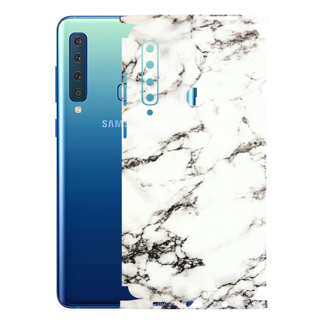 Samsung A/S Series Phone Skins (All Models) - Black and White Marble Texture - 3D Embossed Finish (L-124) Samsung Galaxy A9 2018