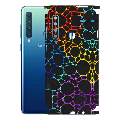 Samsung A/S Series Phone Skins (All Models) - Abstract Art MultiColour - 3D Embossed Finish (L-133) Samsung Galaxy A9 2018