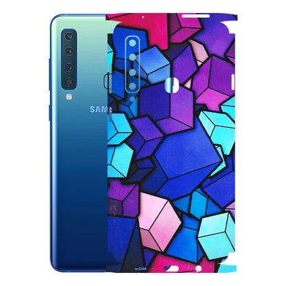 Samsung A/S Series Phone Skins (All Models) - Cube Doodle - 3D Embossed Finish (L-141) Samsung Galaxy A9 2018