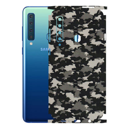 Samsung A/S Series Phone Skins (All Models) - Black/Grey Camoflaunge - 3D Embossed Finish (L-142) Samsung Galaxy A9 2018