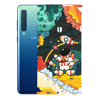Samsung A/S Series Phone Skins (All Models) - Astronauts & Spaceship - 3D Embossed Finish (L-145) Samsung Galaxy A9 2018