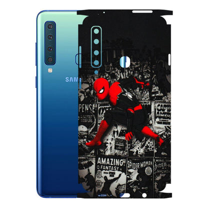 Samsung A/S Series Phone Skins (All Models) - SpiderMan New - 3D Embossed Finish (L-162) Samsung Galaxy A9 2018