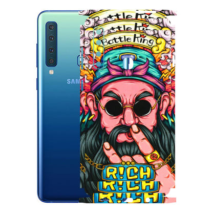 Samsung A/S Series Phone Skins (All Models) - Battle King Dude Face - 3D Embossed Finish (L-178) Samsung Galaxy A9 2018
