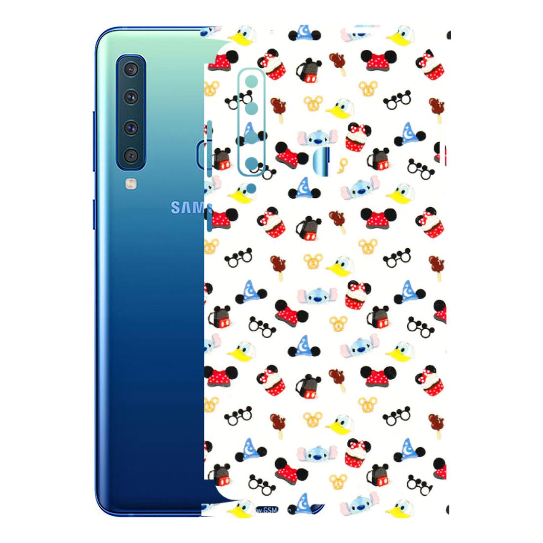 Samsung A/S Series Phone Skins (All Models) - Minnie Mouse & Donald Doodles s - 3D Embossed Finish (L-194) Samsung Galaxy A9 2018