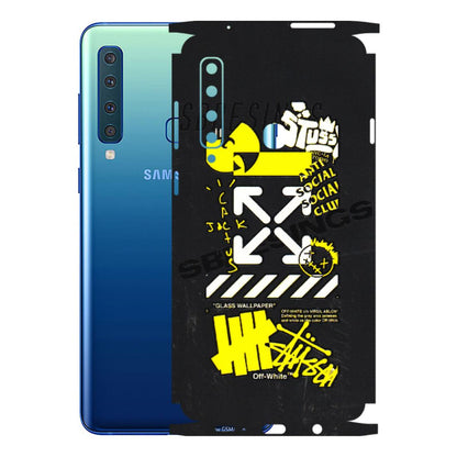 Samsung A/S Series Phone Skins (All Models) - Anti Social Graffiti - 3D Embossed Finish (L-198) Samsung Galaxy A9 2018