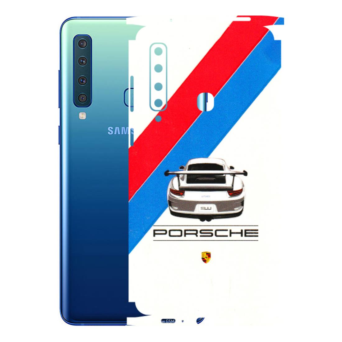 Samsung A/S Series Phone Skins (All Models) - Porche Car Sober Logo - 3D Embossed Finish (L-248) Samsung Galaxy A9 2018