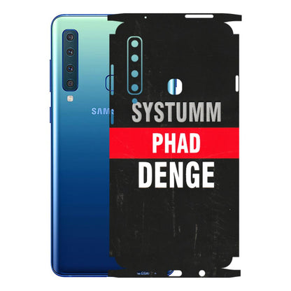 Samsung A/S Series Phone Skins (All Models) - Systumm Phad Denge - 3D Embossed Finish (L-278) Samsung Galaxy A9 2018