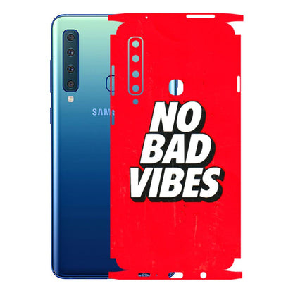 Samsung A/S Series Phone Skins (All Models) - No Bad Vibes - 3D Embossed Finish (L-280) Samsung Galaxy A9 2018