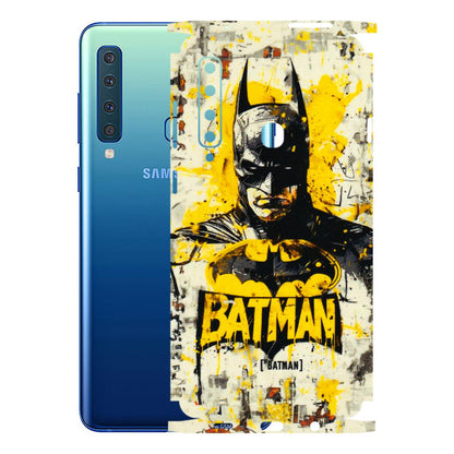 Samsung A/S Series Phone Skins (All Models) - Batman Yellow BT - 3D Embossed Finish (L-304) Samsung Galaxy A9 2018
