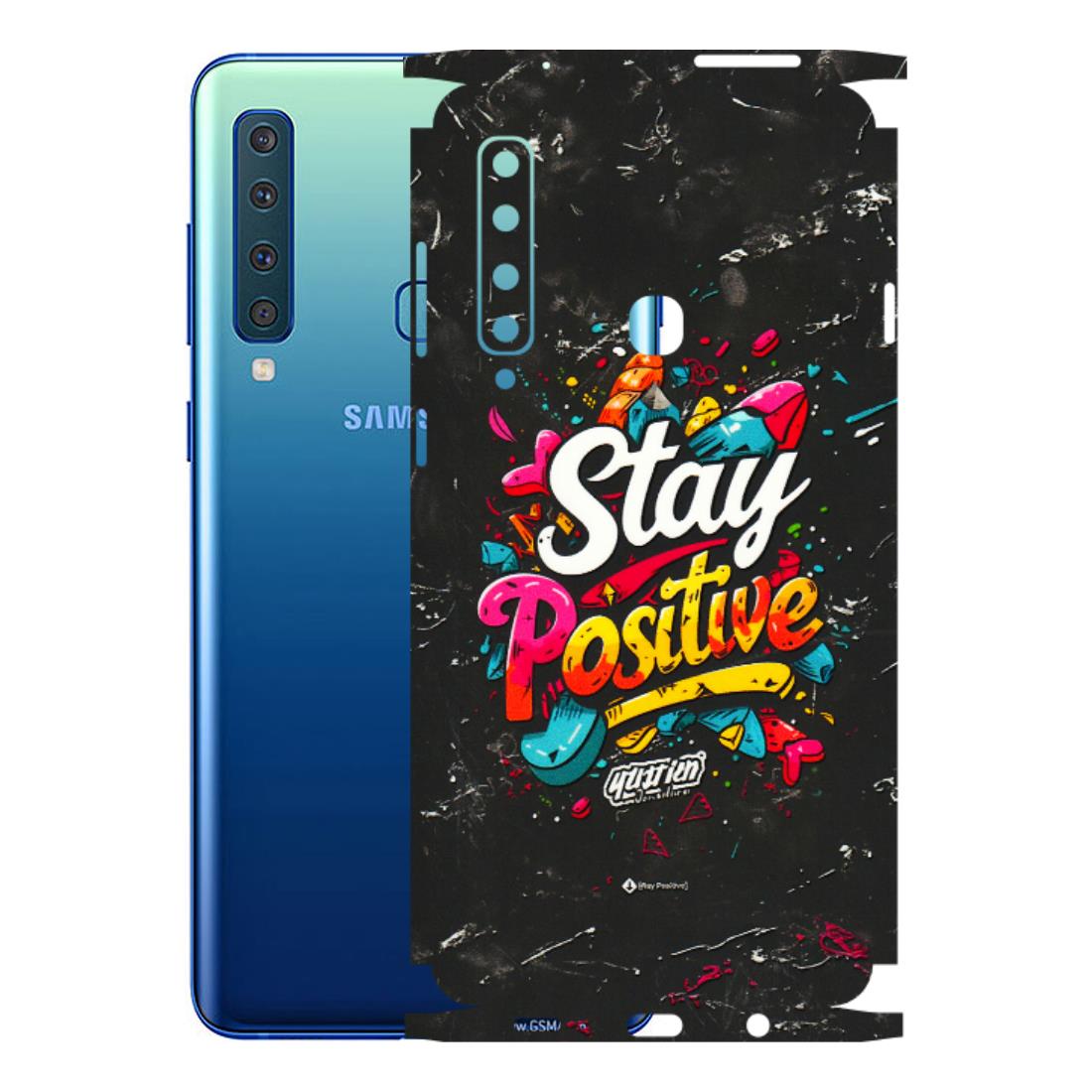 Samsung A/S Series Phone Skins (All Models) - Stay Positive Black - 3D Embossed Finish (L-31) Samsung Galaxy A9 2018