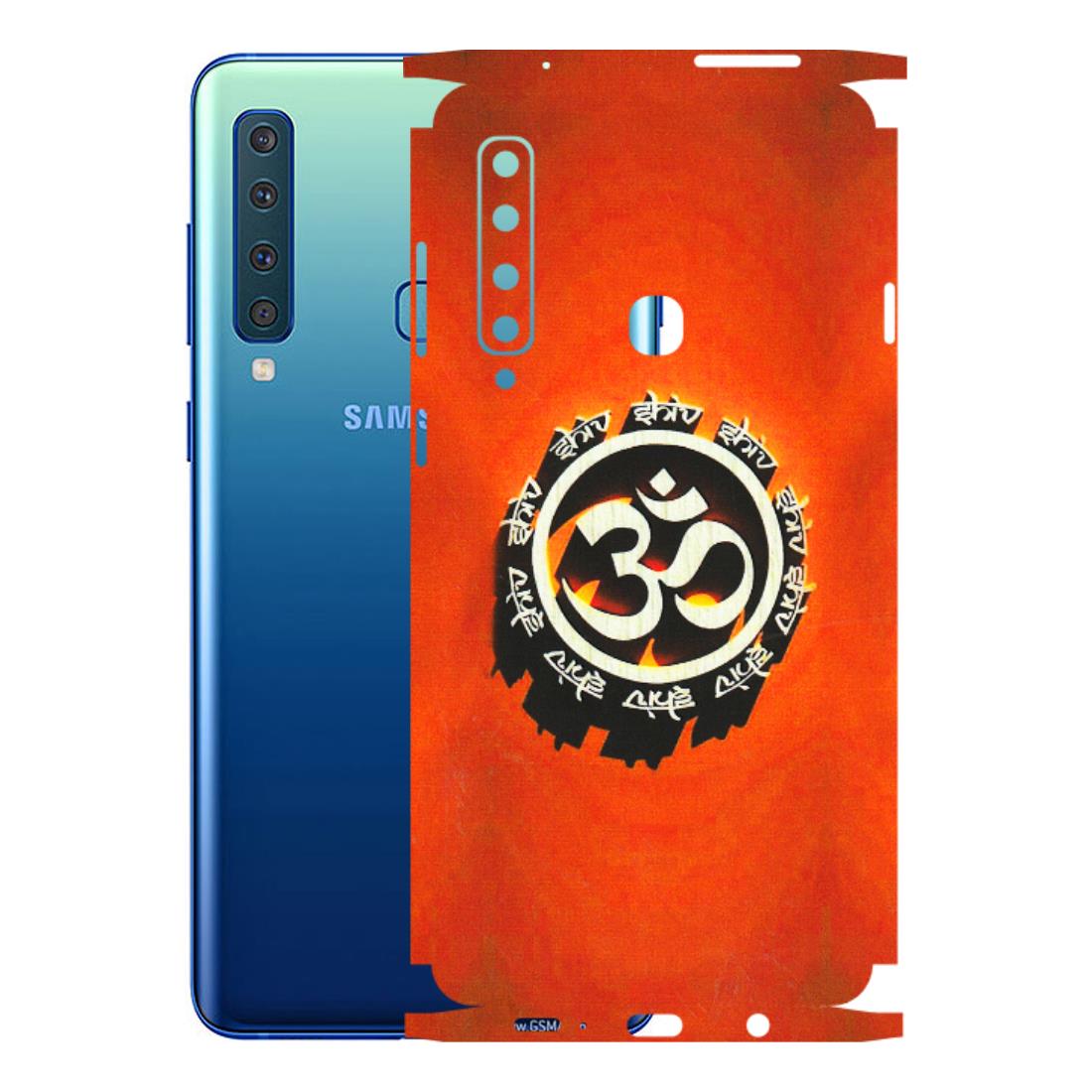 Samsung A/S Series Phone Skins (All Models) - Aum Shiv Orange - 3D Embossed Finish (L-32) Samsung Galaxy A9 2018