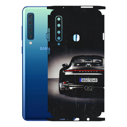 Samsung A/S Series Phone Skins (All Models) - New Black Porsche GT3 - 3D Embossed Finish (L-327) Samsung Galaxy A9 2018