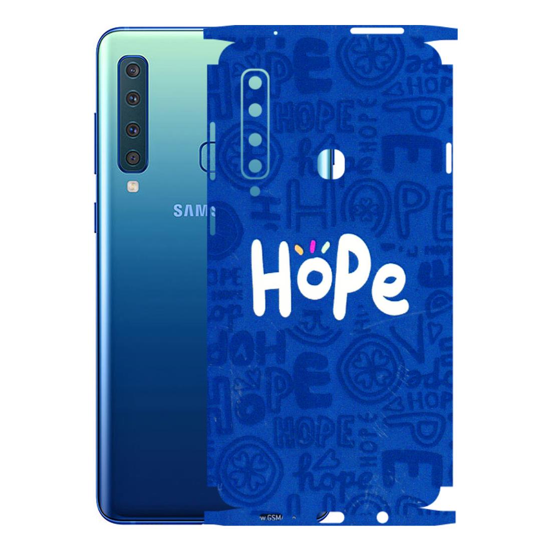 Samsung A/S Series Phone Skins (All Models) - Hope Doodles Blue - 3D Embossed Finish (L-43) Samsung Galaxy A9 2018