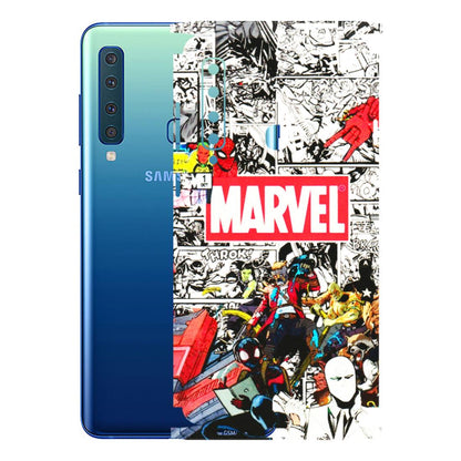 Samsung A/S Series Phone Skins (All Models) - Marvel Colorful Comic - 3D Embossed Finish (L-64) Samsung Galaxy A9 2018