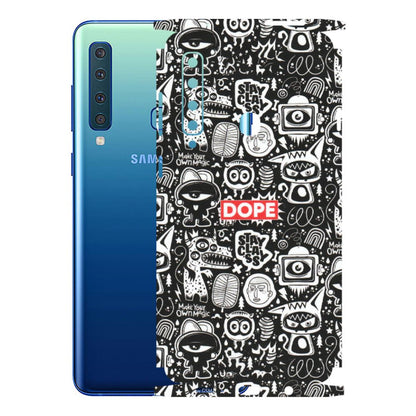 Samsung A/S Series Phone Skins (All Models) - Dope Stay Classy Black Doodles - Matte Finish (M-126) Samsung Galaxy A9 2018