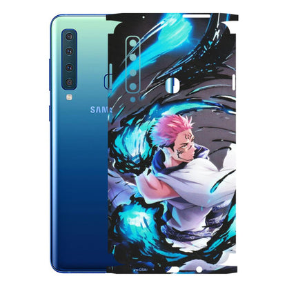 Samsung A/S Series Phone Skins (All Models) - New Jujutsu Kaisen Grey Blue Anime - Matte Finish (M-127) Samsung Galaxy A9 2018