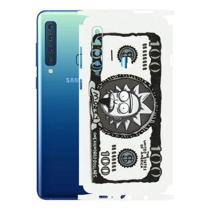 Samsung A/S Series Phone Skins (All Models) - Rick And Morty Hundred Dollar Anime - Matte Finish (M-161) Samsung Galaxy A9 2018