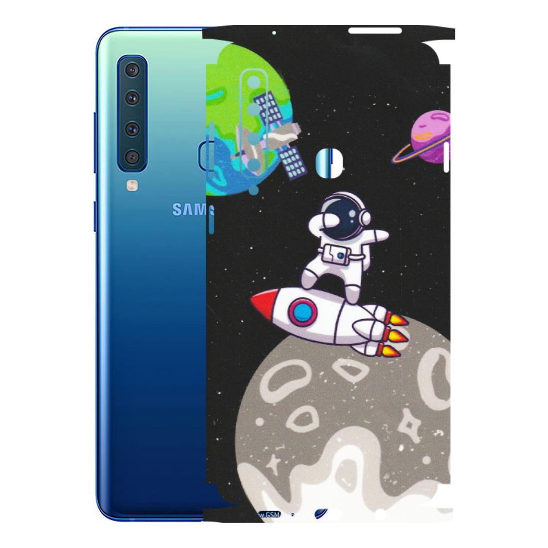Samsung A/S Series Phone Skins (All Models) - Astronaut Vibing Toon Running - Matte Finish (M-39) Samsung Galaxy A9 2018