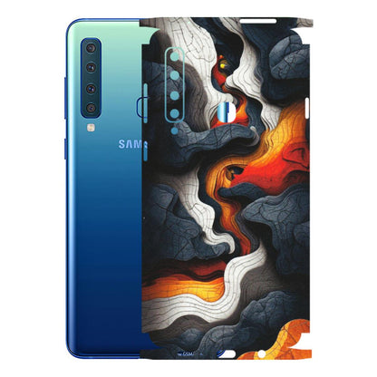 Samsung A/S Series Phone Skins (All Models) - Abstract Volcanic Layers - Matte Finish (M-52) Samsung Galaxy A9 2018
