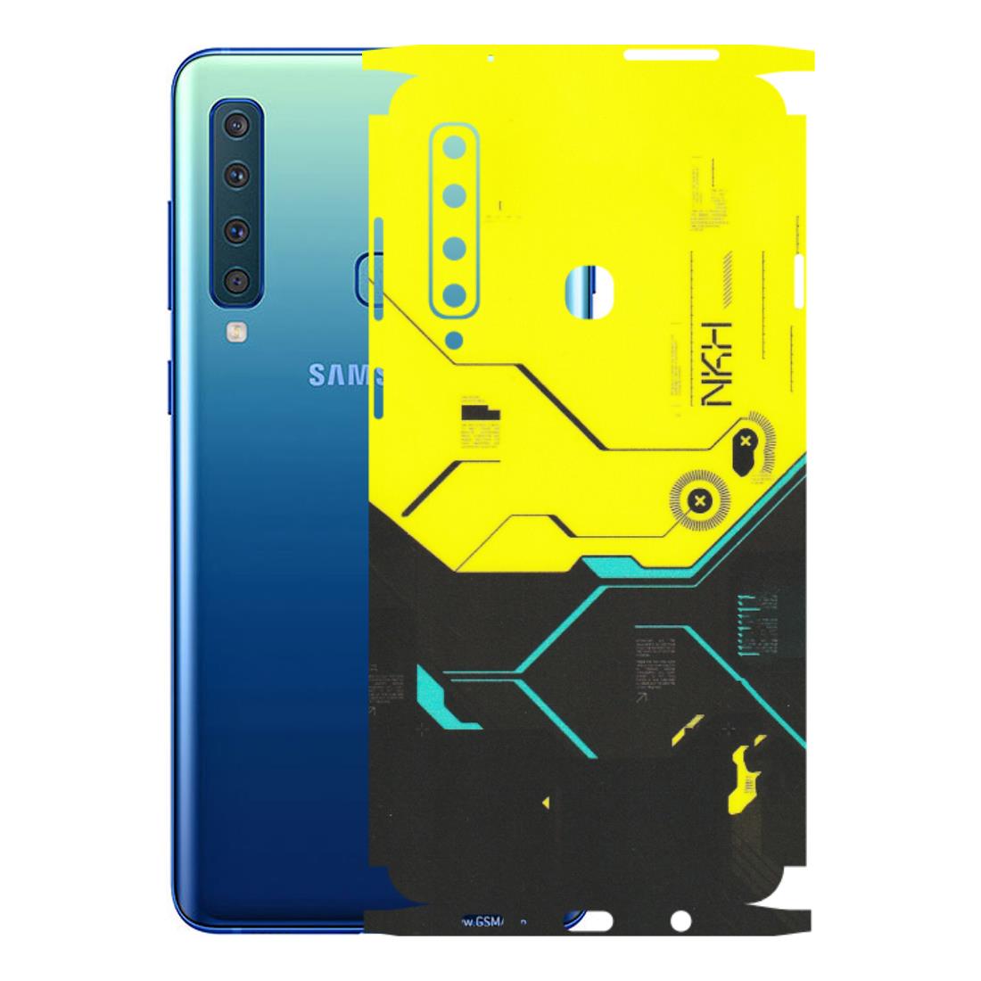 Samsung A/S Series Phone Skins (All Models) - Black Yellow Technica - Matte Finish (M-53) Samsung Galaxy A9 2018