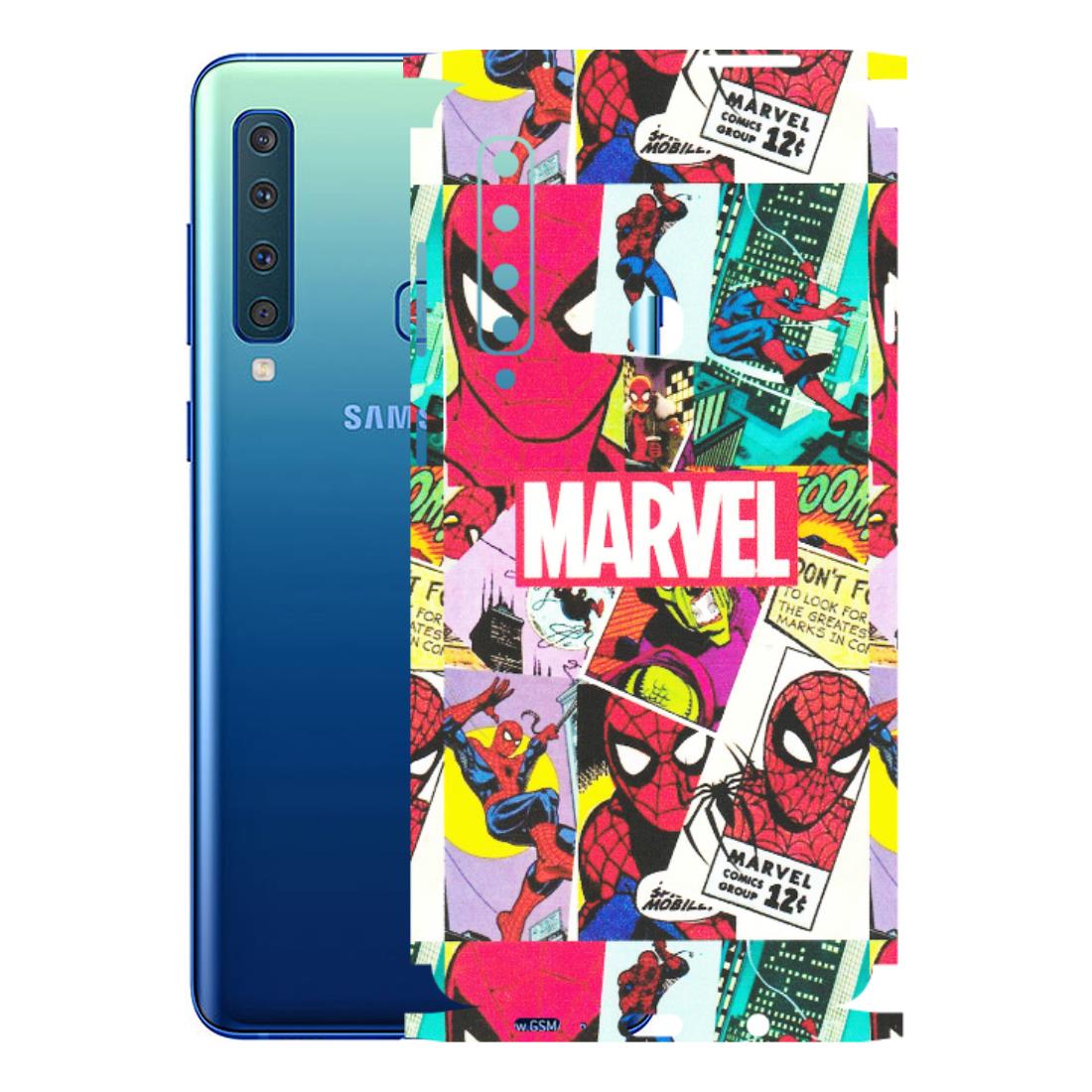 Samsung A/S Series Phone Skins (All Models) - Marvel Comic Spiderman Grafitti - Matte Finish (M-72) Samsung Galaxy A9 2018