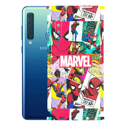 Samsung A/S Series Phone Skins (All Models) - Marvel Comic Spiderman Grafitti - Matte Finish (M-72) Samsung Galaxy A9 2018