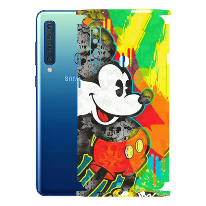 Samsung A/S Series Phone Skins (All Models) - Multiple Mickey With Colourful Texture - Matte Finish (M-84) Samsung Galaxy A9 2018