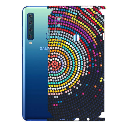 Samsung A/S Series Phone Skins (All Models) - Rainbow Dot Mandala - Matte Finish (M-97) Samsung Galaxy A9 2018