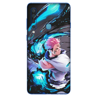 Samsung A/S Series Phone Skins (All Models) - New Jujutsu Kaisen Grey Blue Anime - Matte Finish (M-127) Samsung Galaxy A9