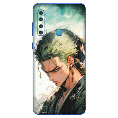 Samsung A/S Series Phone Skins (All Models) - New Roronoa Zoro One Picece Anime - Matte Finish (M-140) Samsung Galaxy A9