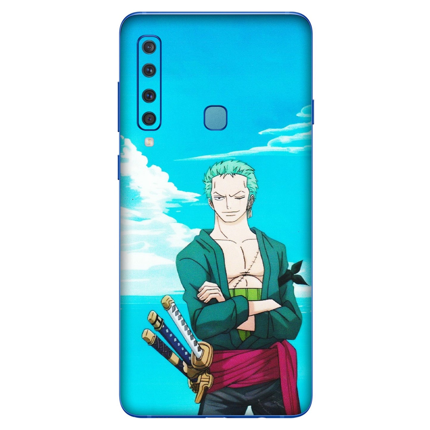 Samsung A/S Series Phone Skins (All Models) - Cool Swordman Zoro Anime - Matte Finish (M-143) Samsung Galaxy A9